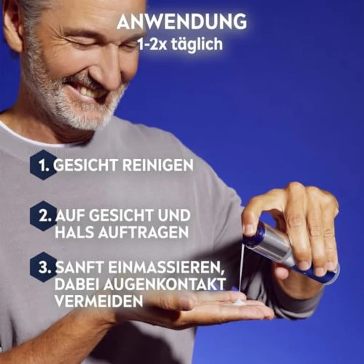 Nivea Men Anti-Age Hyaluron Hydro Gesichtsgel, Gesichtspflege mit Hyaluron und Pro-Retinol, schnell einziehend, 24h Feuchtigkeit, Faltenmilderung - 50 ml – Bild 4