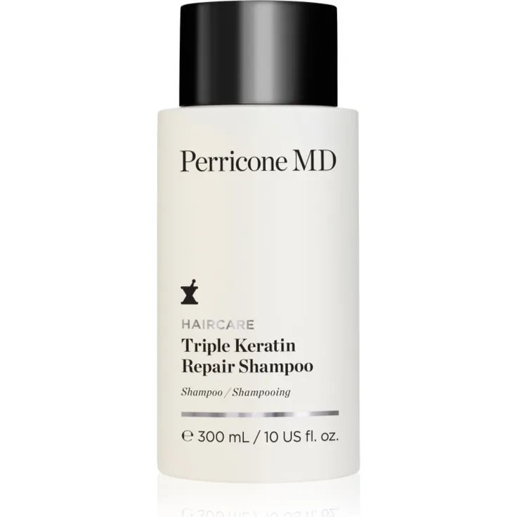Perricone MD HAIRCARE Triple Keratin Shampoo, 300 ml für trockenes und zerbrechliches Haar, regenerierend und feuchtigkeitsspendend