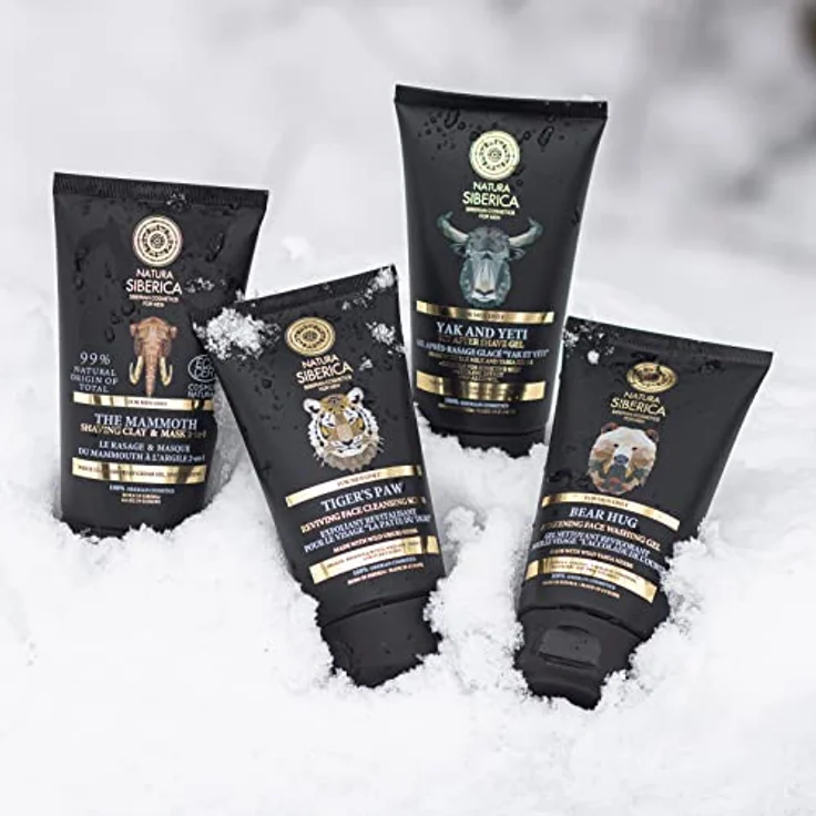 Natura Siberica Tiger's Paw Reviving Gesichtsreinigungspeeling für Männer, 150 ml - Revitalisierende Reinigung mit Tiger's Paw Extrakt – Bild 3
