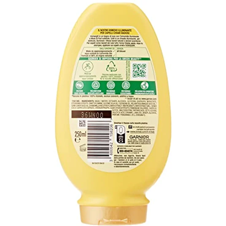 Garnier Balsamo Crema Camomilla e Miele, Capelli Chiari, 250ml – Bild 2