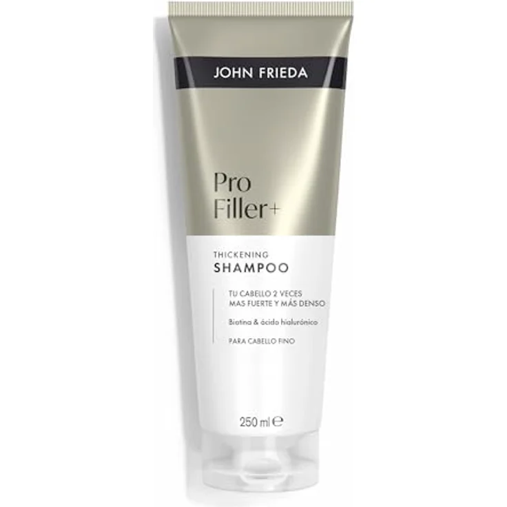 John Frieda Pro Filler+ Densifying Shampoo, verdichtend für feines Haar, mit Biotin und Hyaluronsäure, 250 ml – Bild 1