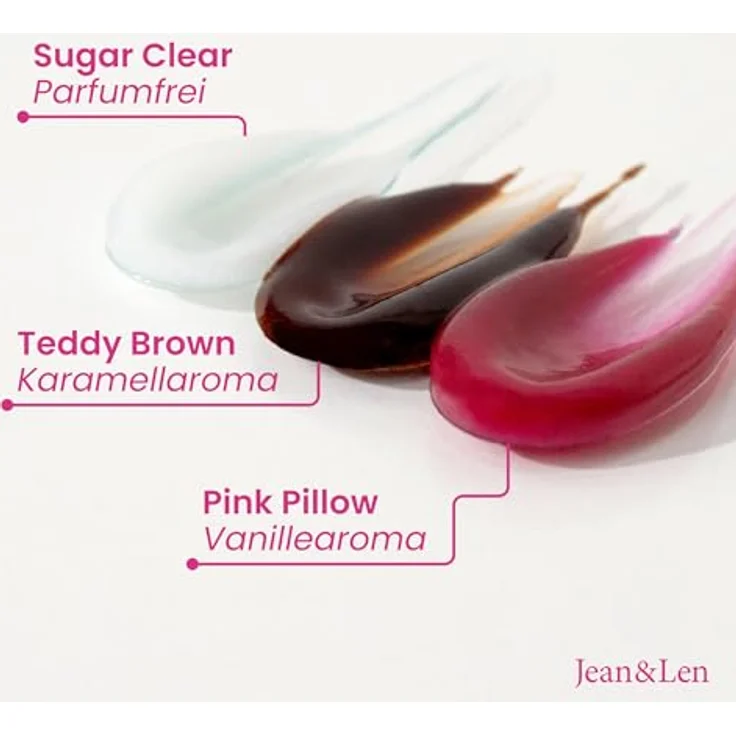 Jean & Len Lip Treatment Pink Pillow, leicht getönte Lippenpflege mit Gloss-Finish, Plumping-Effekt, Vanille-Aroma, vegan, 10 ml – Bild 5
