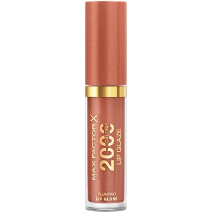 Max Factor 2000 Calorie Lip Glaze, farbiges Hochglanz-Lipgloss mit Volumen-Effekt, Nährstoffkomplex mit Hyaluron und Squalan, vegan, Fb. 170 Nectar Punch, 4.4ml