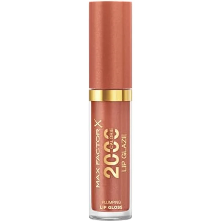 Max Factor 2000 Calorie Lip Glaze, farbiges Hochglanz-Lipgloss mit Volumen-Effekt, Nährstoffkomplex mit Hyaluron und Squalan, vegan, Fb. 170 Nectar Punch, 4.4ml – Bild 1