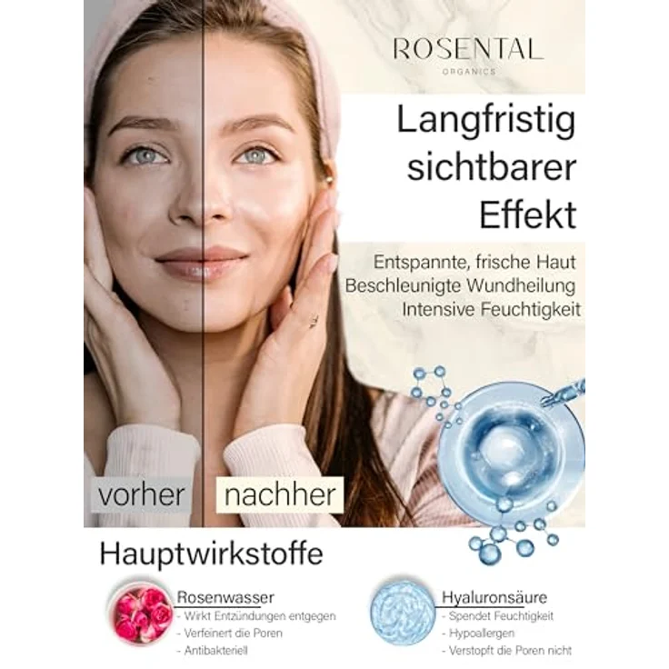 Rosental Organics Pflege Gesichtspflege Hyaluron Supreme Serum 50 ml – Bild 4