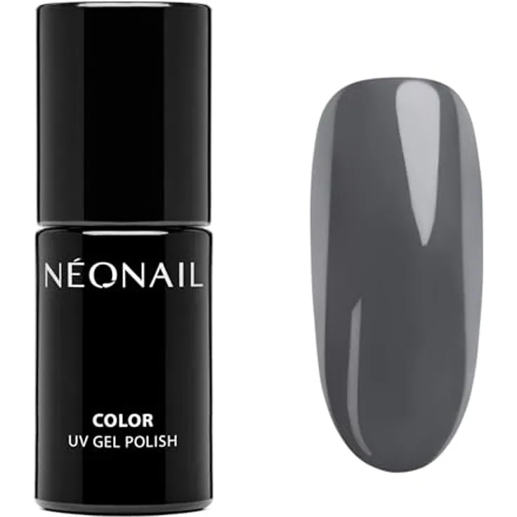 NÉONAIL UV Nagellack 7,2 ml - GRAU - MOONSTONE MIRACLE - Starke Pigmentierung, bis zu 21 Tage haltbar - UV Lack - Gel Nägel - Nageldesign - Shellack