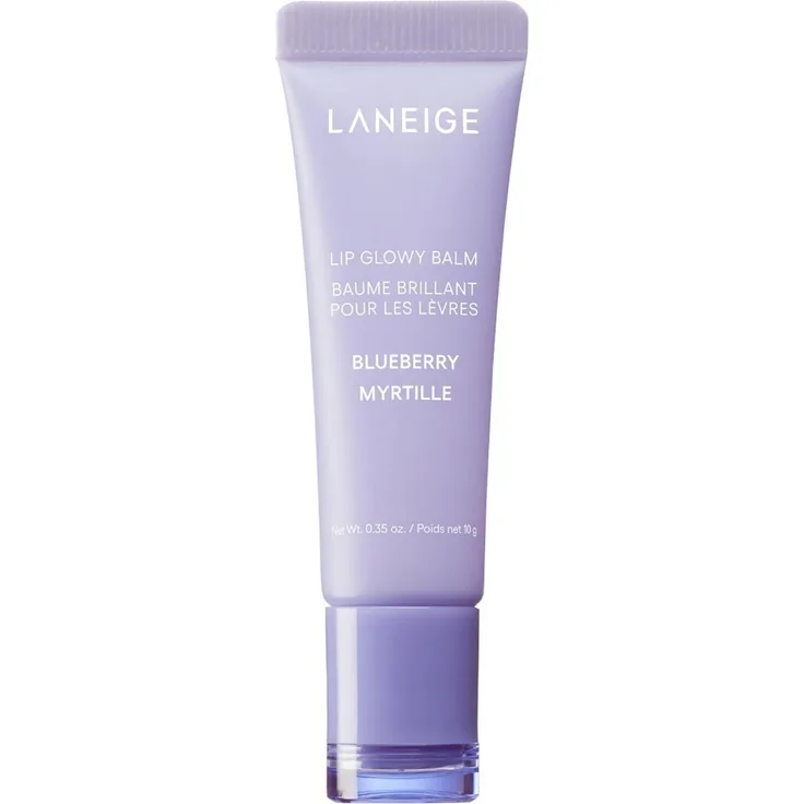 Laneige Lip Glowy Balm Blueberry, Lippenpflege mit intensiver Feuchtigkeit und fruchtigem Duft, 10 ml