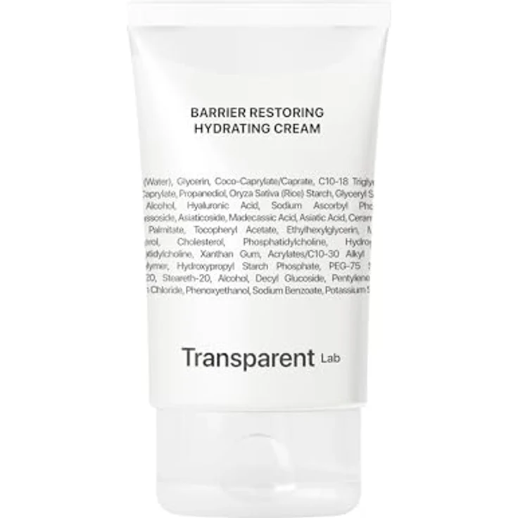 Transparent Lab Barrier Restoring Hydrating Cream, ultra-feuchtigkeitsspendende Gesichtscreme mit Hyaluronsäure und Antioxidantien, 50ml – Bild 1