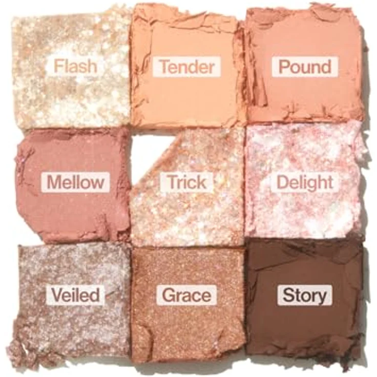 Unleashia Glitterpedia Eye Palette, Lidschattenpalette Farbton No.3 All of Coral Pink, 6.2 g, intensiv pigmentierte Glitzer-Farbtöne für Tag- und Abendlooks – Bild 5