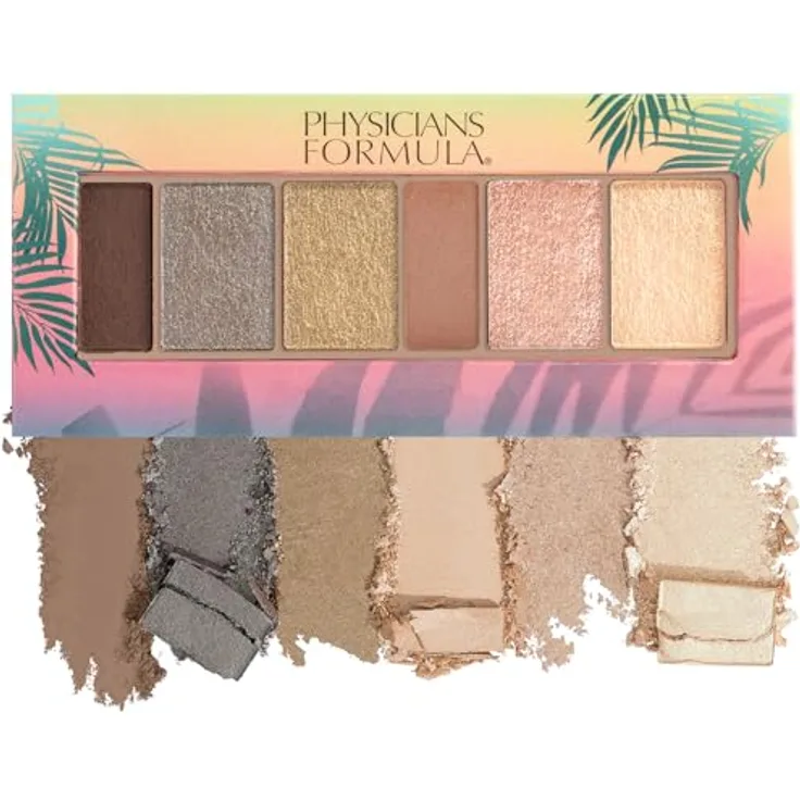 Physicians Formula Butter Believe It! Lidschattenpalette Bronzed Nudes, 3,4 g mit intensiver Pigmentierung und Metallic-Effekt