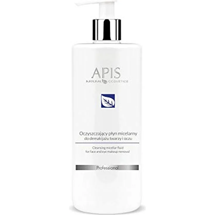 APIS Reinigendes Mizellanwasser zum Abschminken für Gesicht und Augen mit Mimose, Aloe und Hyaluronsäure | Make-Up-Entfernung und Feuchtigkeit | 500 ml
