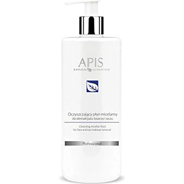 APIS Reinigendes Mizellanwasser zum Abschminken für Gesicht und Augen mit Mimose, Aloe und Hyaluronsäure | Make-Up-Entfernung und Feuchtigkeit | 500 ml – Bild 1