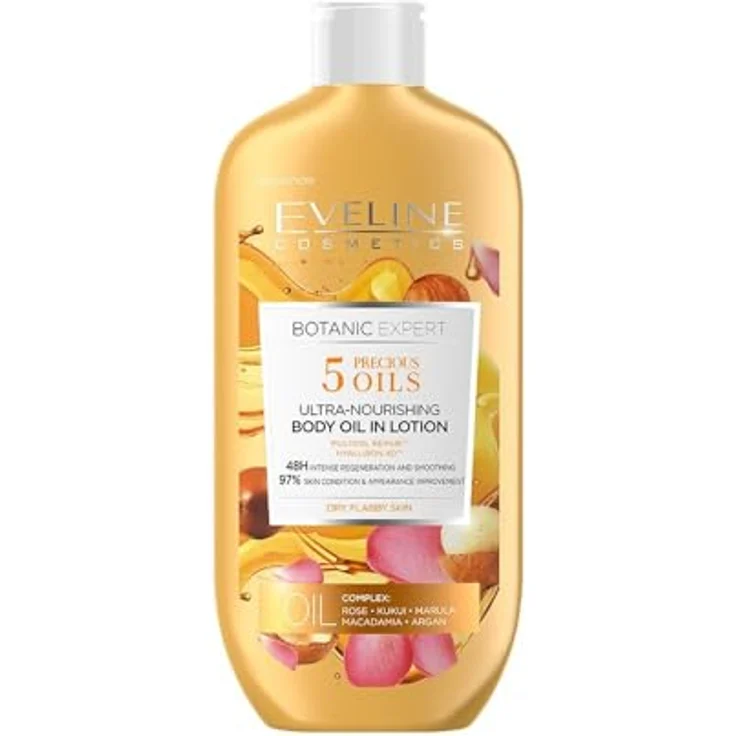 Eveline Botanic Expert Körperlotion Mit 5 Ölen 350 ml – Bild 2