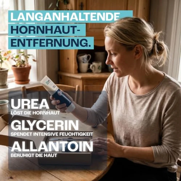 GOaktiv® Komfort Hornhautentferner Set, Gel 2x 200ml, Fußpflegecreme 2x 100ml, enthalten Hornhautschaber, dermatologisch , Made in Germany – Bild 3