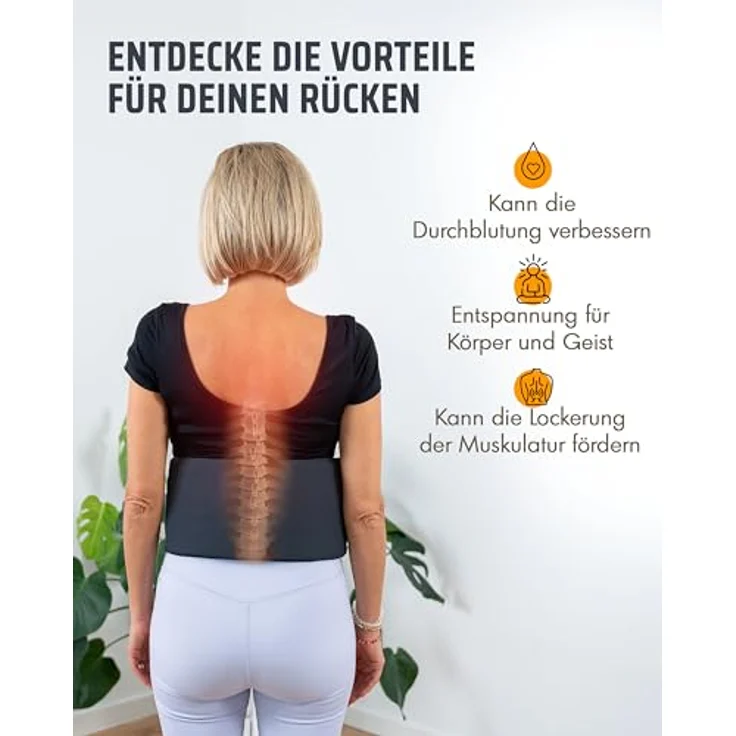 NEOLYMP Akupressurgürtel, Vielseitige Stimulation mit verstellbarem Klettverschluss zur Linderung von Verspannungen und Förderung der Durchblutung – Bild 4