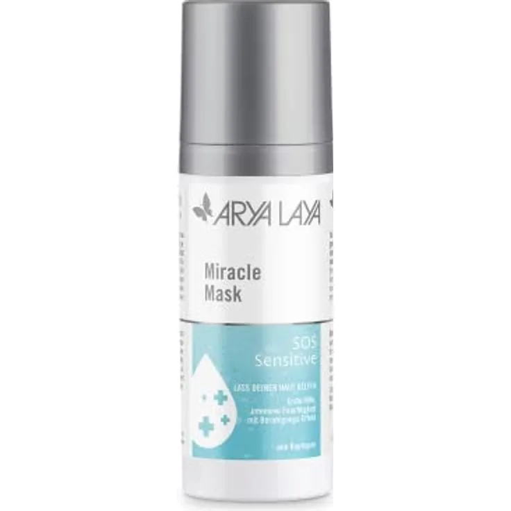ARYA LAYA Miracle Mask SOS Sensitive: Gesichtsmaske mit Beruhigungs-Effekt, für intensive Feuchtigkeit, mildert sofort Rötungen und lindert Irritationen, 50 ml