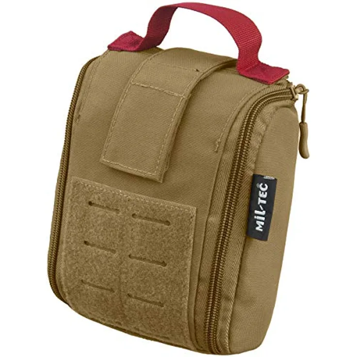 Mil-Tec Unisex – Erwachsene Erste-Hilfe-Paket-13491019 Erste-Hilfe-Paket, Dark Coyote, Einheitsgröße