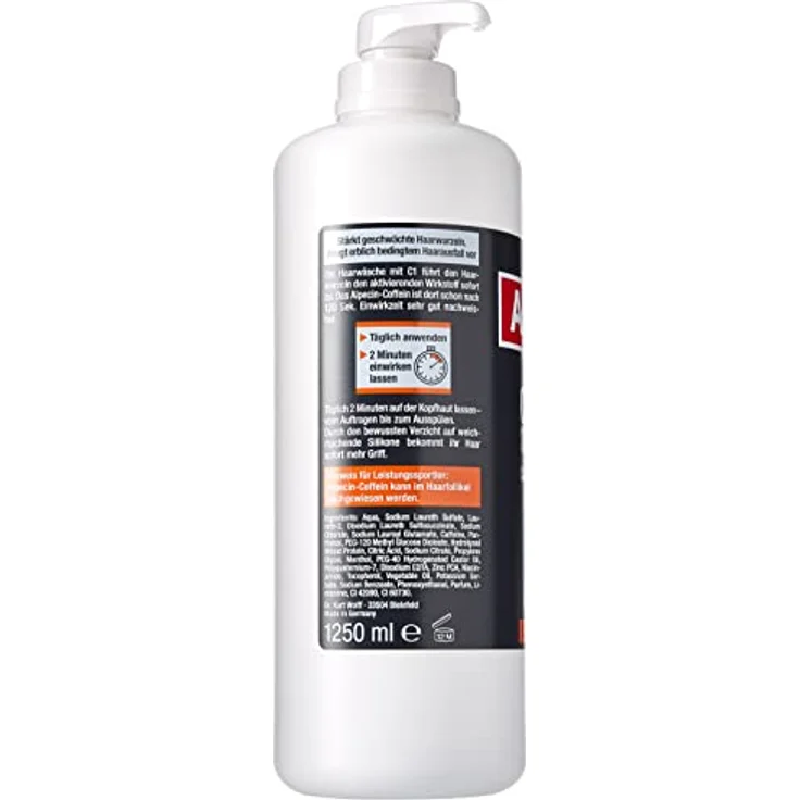 Alpecin Coffein Shampoo C1 1250 ml  – Bild 3