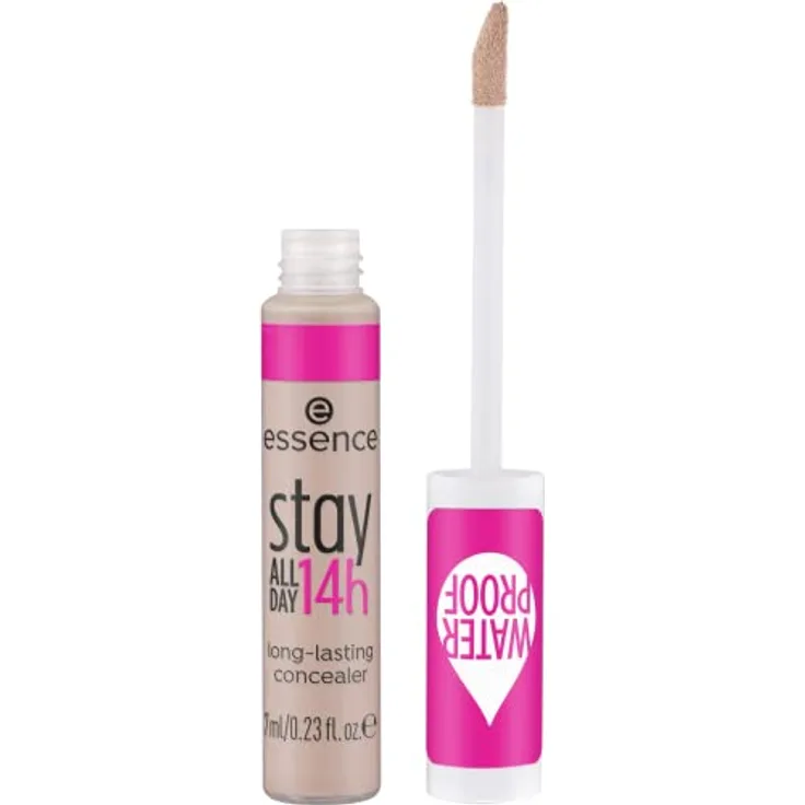 essence stay ALL DAY 14h long-lasting concealer, Abdeckstift, Nr. 30 Neutral Beige, nude, vegan, wasserfest, entspricht unserem CLEAN BEAUTY Standard (7ml)