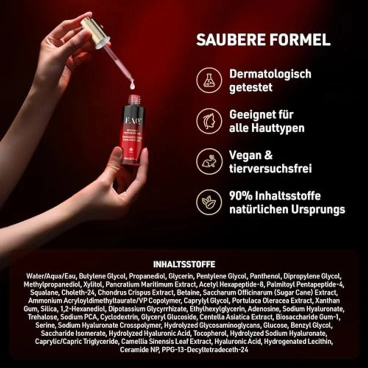 FOREO FAQ™ Red Light Peptide Serum, Gesichtsserum zur Verstärkung der LED-Therapie, 30 ml – Bild 6