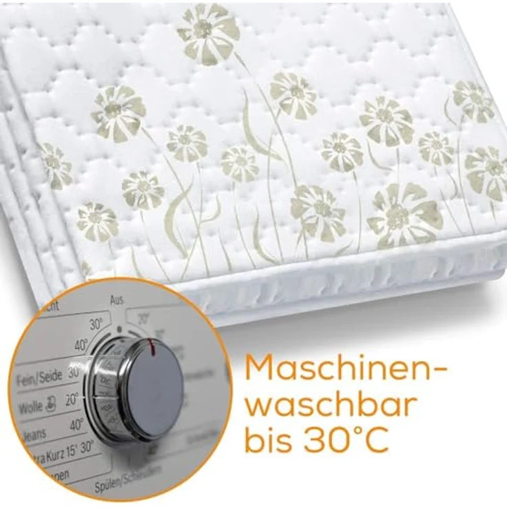 Beurer UB 68 XXL Doppel-Wärmeunterbett, 2 separate Temperaturzonen, Sicherheitssystem, Timerfunktion, 150 x 160 cm – Bild 6
