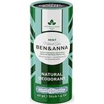 BEN&ANNA veganes Papertube Deo MINT | zertifizierte Naturkosmetik Deocreme | plastikfreies Deodorant 40g