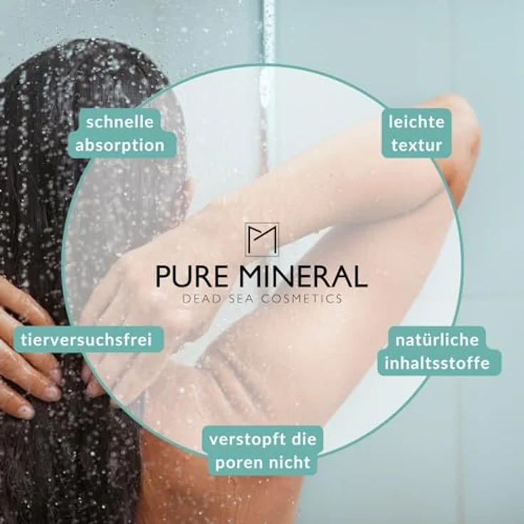 M PURE MINERAL DEAD SEA COSMETICS Pure Mineral Arganöl Haarserum, glättend und schützend, angereichert mit Vitamin E, ohne Sulfate und Parabene, 100ml – Bild 5