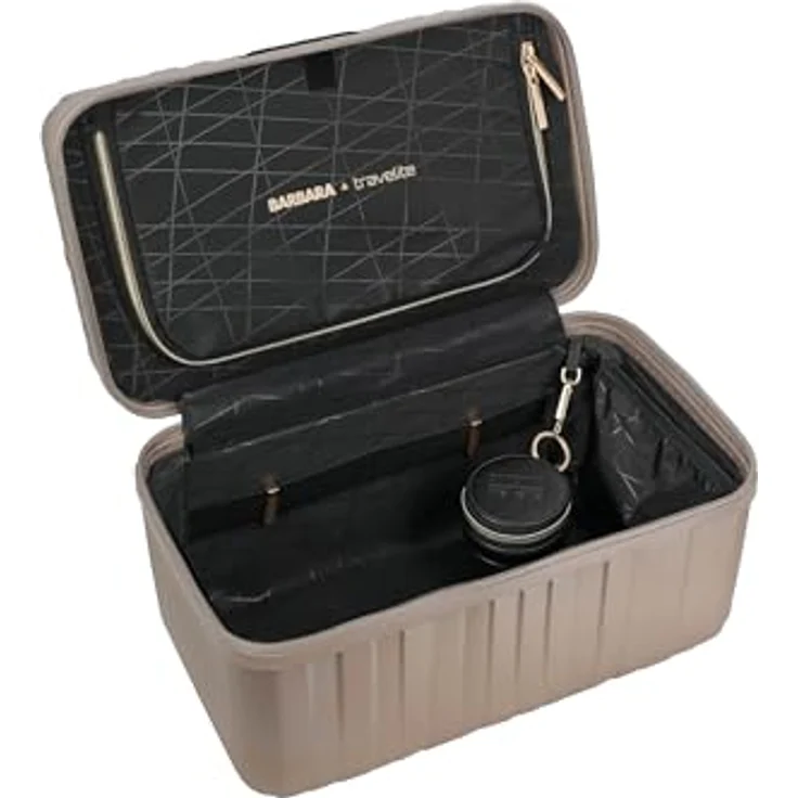 Travelite BARBARA, Beautycase 37 cm aus 100% Polycarbonat in Satin Nude – Bild 4