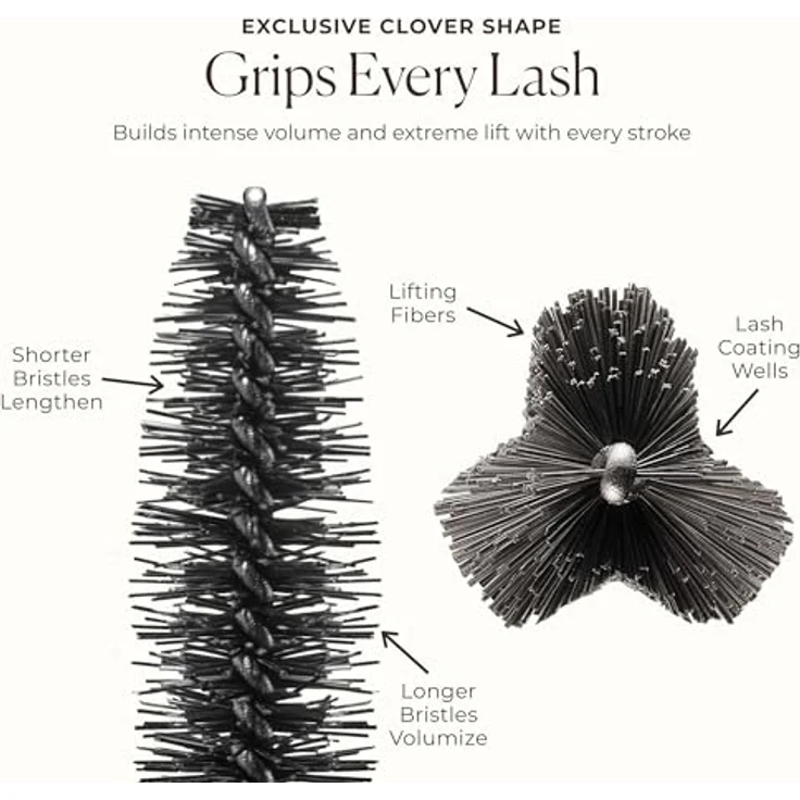 Laura Mercier Caviar Extravagant Mascara, Mini Schwarz, Volumen & Länge, 8,5 ml – Bild 6