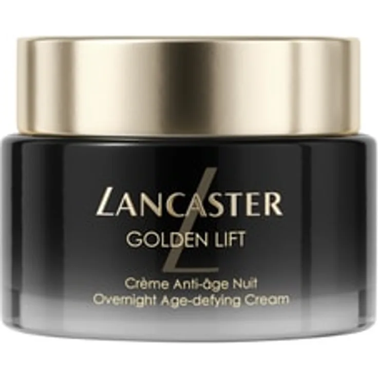 Lancaster Golden Lift Nachtcreme, 50 ml, Gesichtscreme mit Retinol und Sheabutter für jugendliches Aussehen und intensive Feuchtigkeit