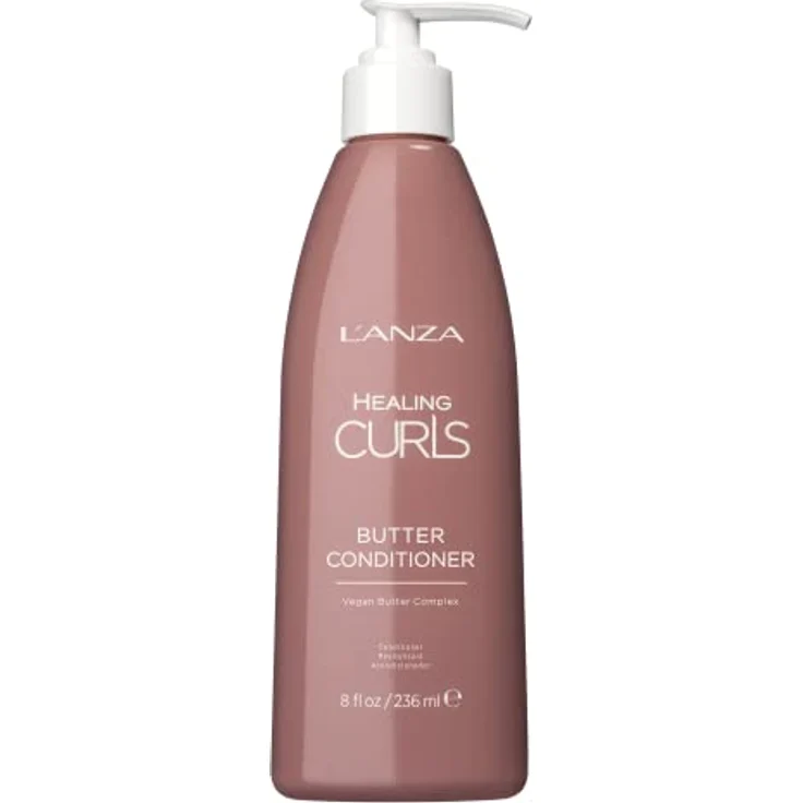 L’ANZA Pflegeconditioner für Locken - Healing Butter Conditioner für geschmeidige Locken, ohne Sulfate und ohne Parabene (236 ml) – Bild 1