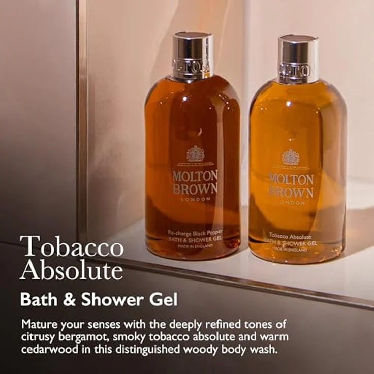 Molton Brown Tobacco Absolute Bade- und Duschgel 300 ml - Warme Aromen von Tobacco und Grapefruit – Bild 3