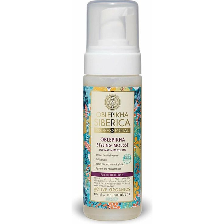 Siberica Professional Sanddorn Styling Mousse For Maximum Volume 170 ml