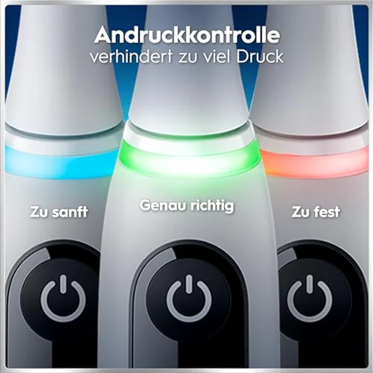 Braun Oral-B iO Series 6 Plus Edition, elektrische Zahnbürste mit 5 Reinigungsmodi, graue Ausführung, inklusive 3 Aufsteckbürsten und Reiseetui – Bild 12
