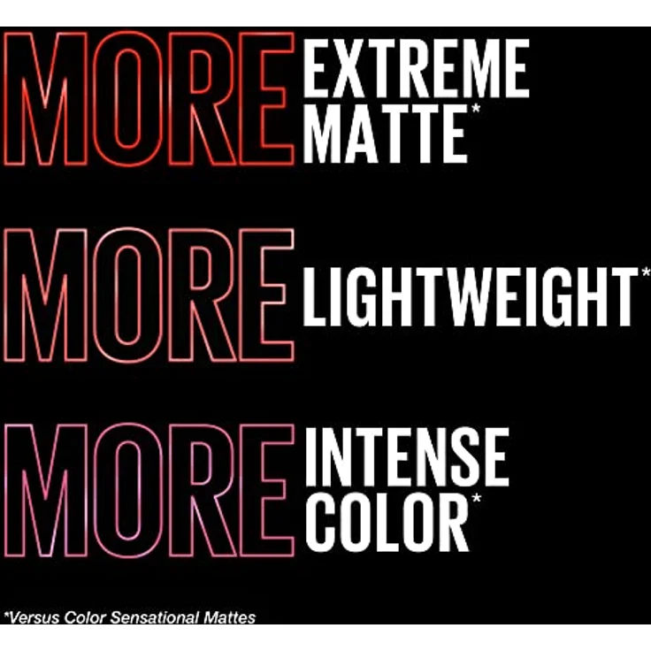Maybelline New York Matter Lippenstift, Intensive Farbe und angenehmer Tragekomfort, Color Sensational Ultimatte, Farbe: Nr. 199 More Ruby (Rot), 1 x 2 g – Bild 5