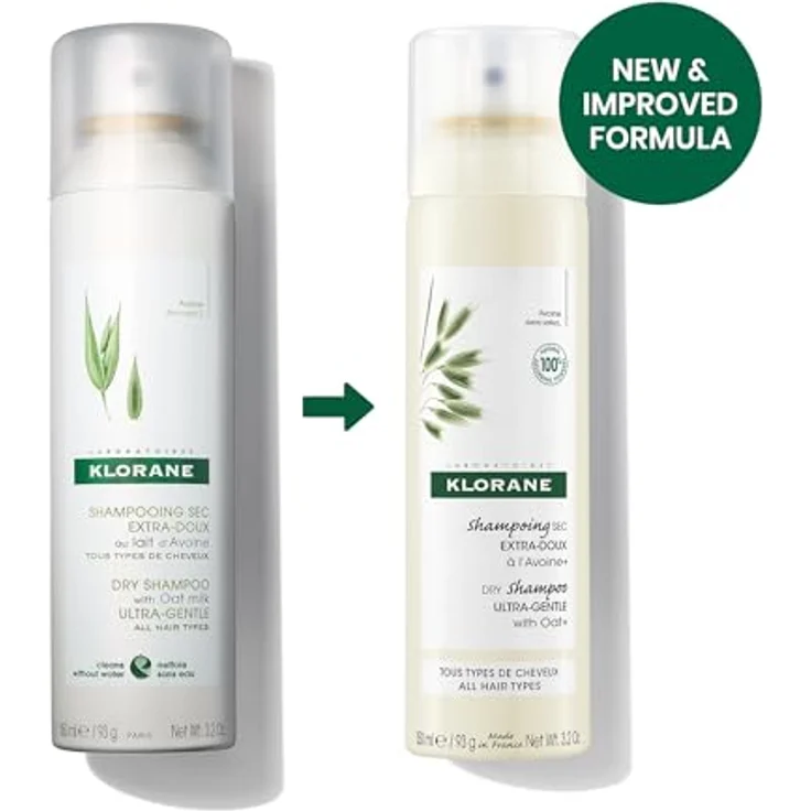 Klorane Shampooing Secs Lait D'Avoine/Hafermilch Trockenshampoo 150 ml – Bild 6