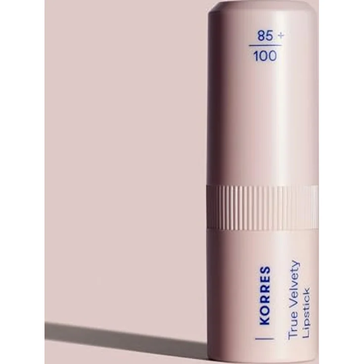 KORRES True Velvety Lipstick Aegean Blue 80, blauer Lippenstift mit intensiver Farbe, cremiger Textur und semi-mattem Finish, vegan, 3g – Bild 5