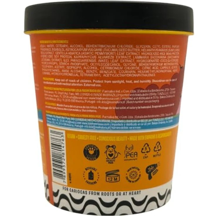 Lola Ela É Carioca Máscara Hidronutritiva, 450g - Intensive Feuchtigkeit für trockenes und stumpfes Haar – Bild 4