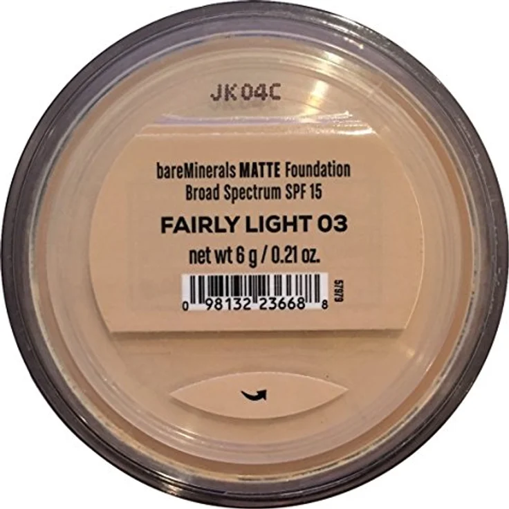 bareMinerals Foundation Matte SPF 15, 6 g, Mattierendes Make-up mit mineralischem Lichtschutzfaktor und hochwertiger Deckkraft – Bild 2