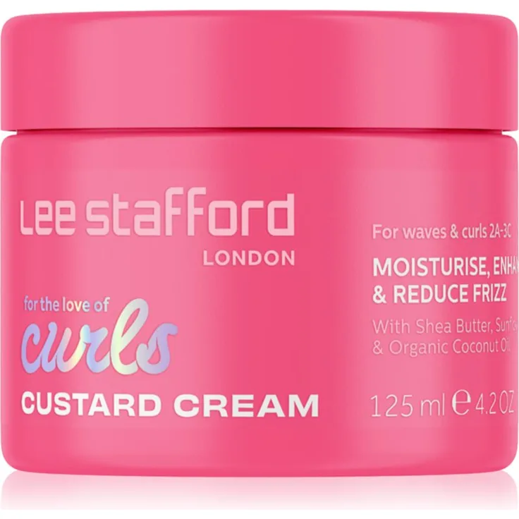 Lee Stafford For The Love Of Curls Custard Cream, Stylingcreme für definierte Wellen, 125 ml, spendet Feuchtigkeit und zähmt widerspenstiges Haar