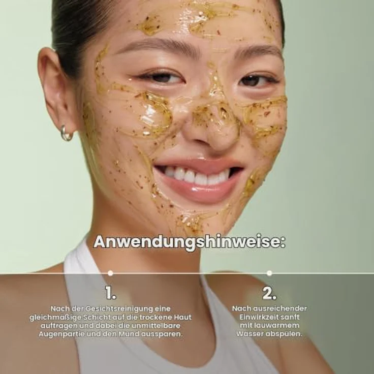 AXIS-Y 6+1+1 Advanced Formula New Skin Resolution Gel Mask, beruhigende Gel-Maske mit kühlender Wirkung, 100 ml – Bild 7