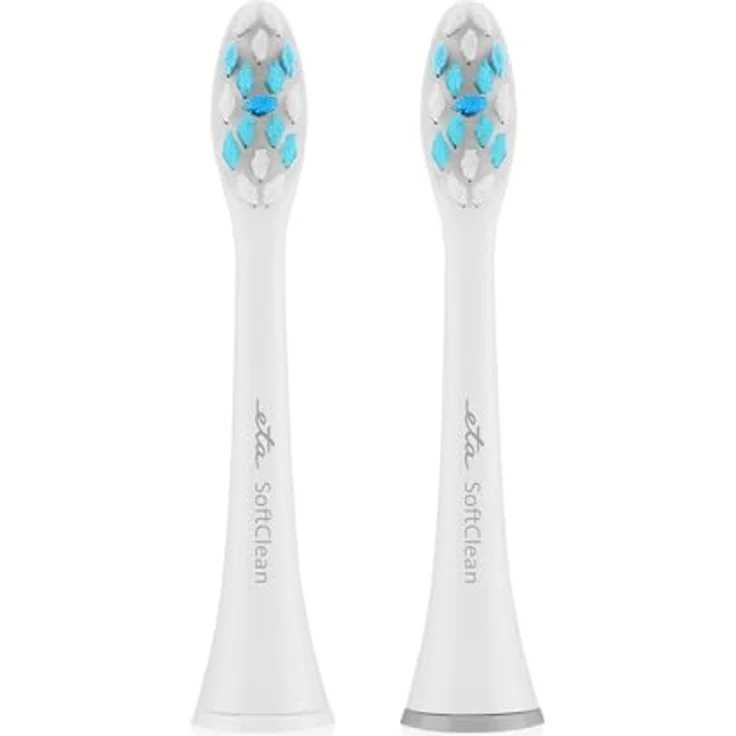 ETA SoftClean Ersatzbürste ETA070790300, weiche Härte, kompatibel mit ETA x70790000, 2 Stück – Bild 1