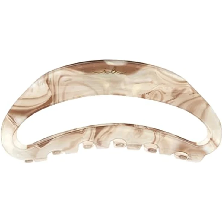 Invisibobble CLIPSTAR Amber Glow Haarclip - Extra große Haarspange in warmem Beige für voluminöse Frisuren und sicheren Halt – Bild 2