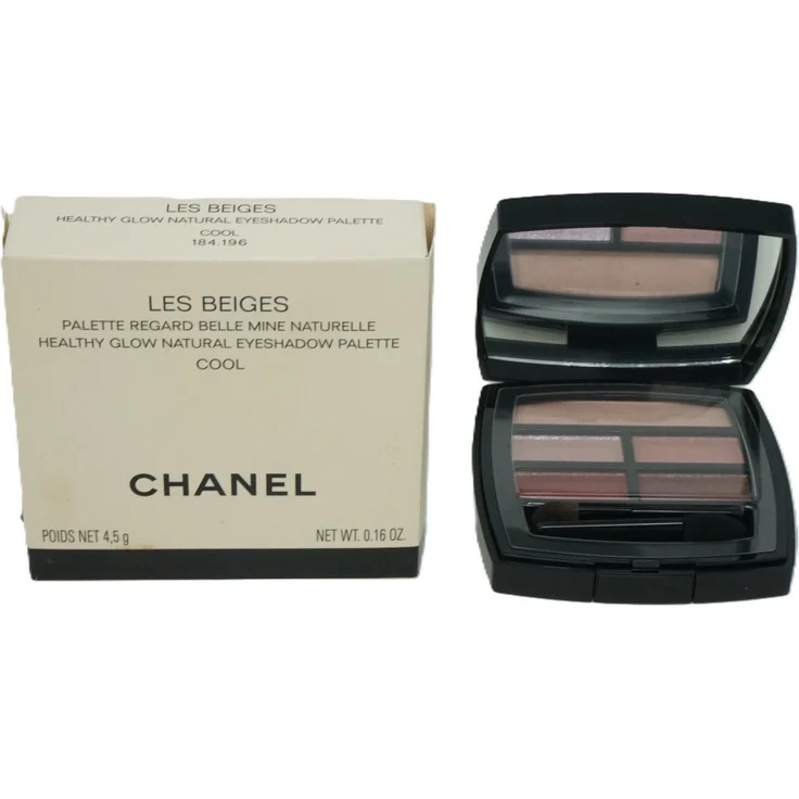 CHANEL Les Beiges Healthy Glow Natural Lidschattenpalette Cool, 5 harmonische Farbtöne, 4,5g