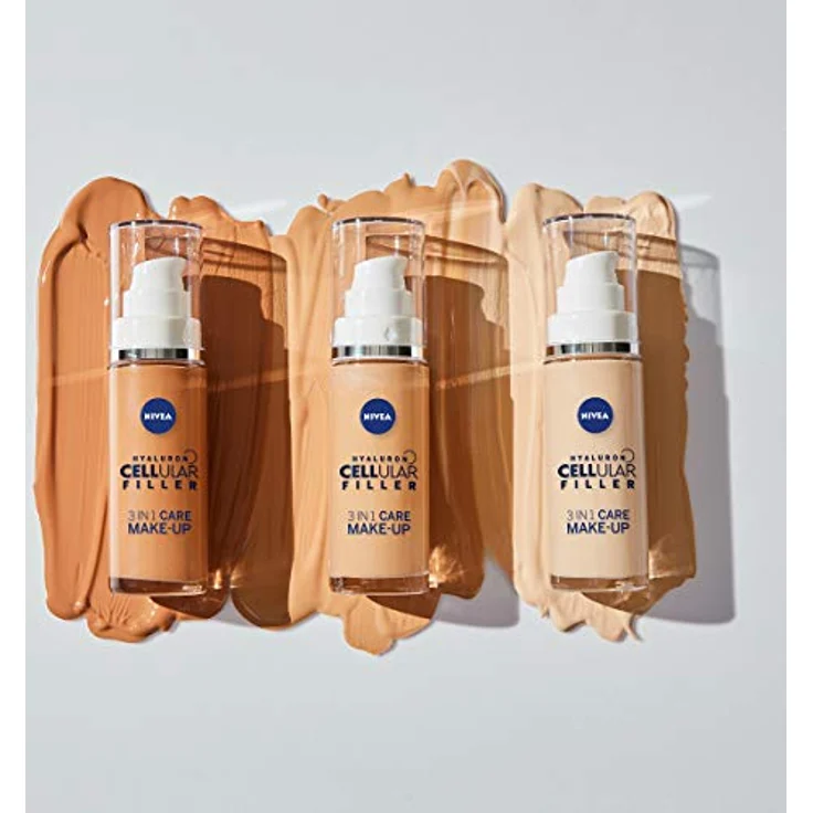 Nivea Hyaluron Cellular Filler 3in1 Care Make-Up 30 ml Nr. 03 - Dunkel – Bild 8