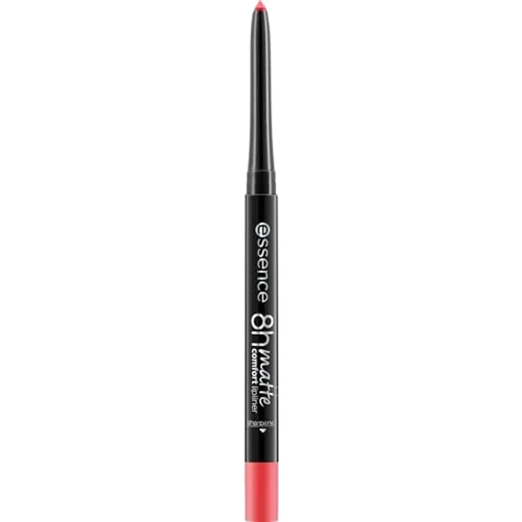 essence 8h MATTE comfort lipliner, Nr. 09, Rot, langanhaltend, sofortiges Ergebnis, matt, vegan, wasserfest, ohne Konservierungsstoffe, ohne Parabene, 1er Pack (0.3g) – Bild 1