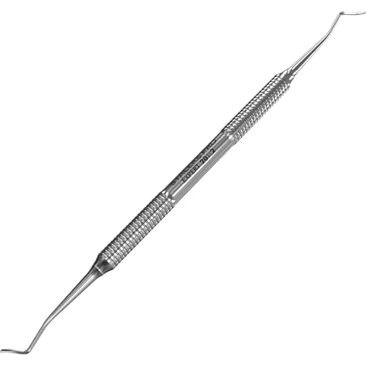 STALEKS Nagelhautschieber STALEKS Pusher für Pediküre Expert 20 Type 2, Handgeschliffen mit Diamantscheiben, rostfreier Edelstahl – Bild 2