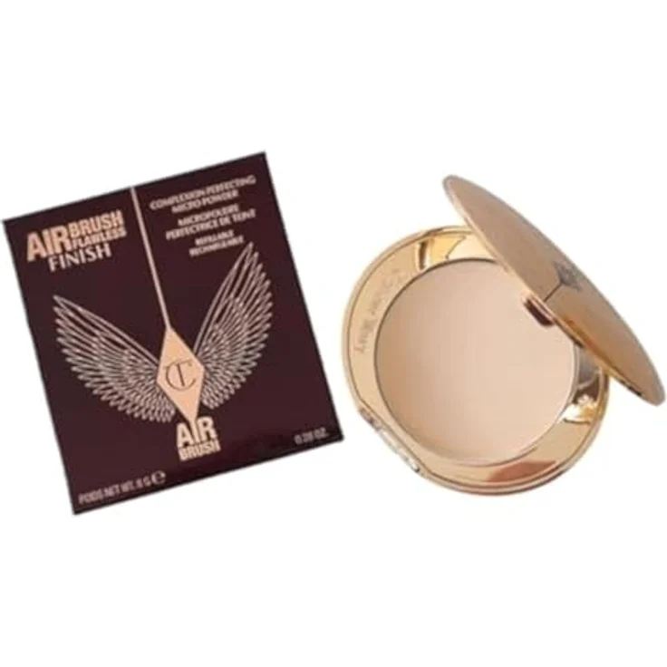 Charlotte Tilbury Nachfüllbare Airbrush Flawless Finish, Puder, 8 g, Medium – Bild 1