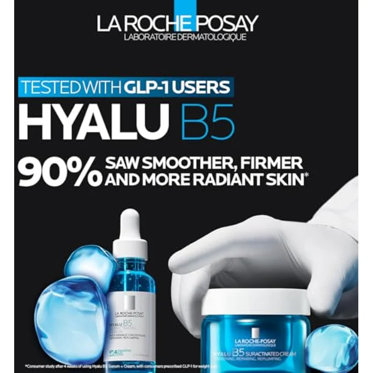 La Roche-Posay Hyalu B5 Suractivated Cream, konzentriertes Creme mit Hyaluronsäure, 50 ml, reduziert Falten und spendet intensiv Feuchtigkeit – Bild 10