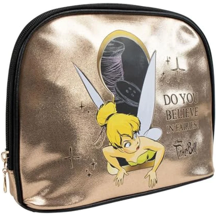 CERDÁ LIFE'S LITTLE MOMENTS Disney Reise-Kulturbeutel, 27 x 18 x 6 cm, Gold, Beauty Case – Bild 1